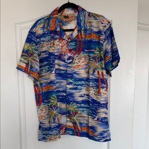☘️2/$15☘️ Mens Large Hawaiian Shirt